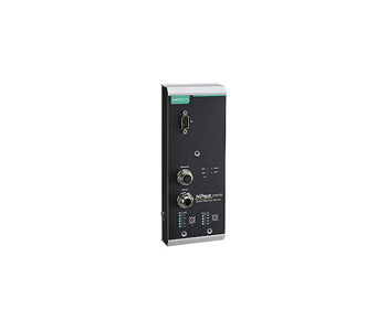 NPort 5150AI-M12 - 1-port 3 in 1 Device Server w/ M12 Connector (Ethernet, power input), -25 to 55  Degree C by MOXA